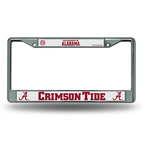 ALABAMA CRIMSON TIDE NCAA CHROME LICENSE PLATE FRAME