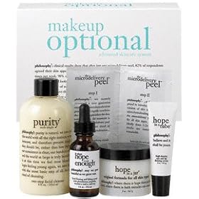 philosophy - makeup optional skincare kit - advanced face skin care system for radiant skin