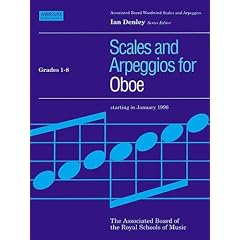 Scales and Arpeggios for Oboe, Grades 1-8 (ABRSM Scales & Arpeggios)