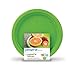 Preserve On the Go Small Plates, Set of 10, Apple Green