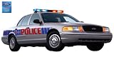 2003 Crown Victoria Police Interceptor Peel & Stick Wall Mural 2003 Crown Victoria Police Interceptor Peel & Stick Wall Mural