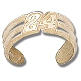 LogoArt Jeff Gordon 10K Number Toe Ring