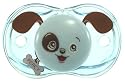 RaZbaby Keep-it-Kleen Pacifier - Percy Puppy