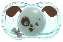 RaZbaby Keep-it-Kleen Pacifier - Percy Puppy