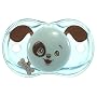 RaZbaby Keep-it-Kleen Pacifier - Percy Puppy