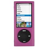 GTMax Purple Rubberized Snap on Crystal Cover Case for Apple iPod nano 16GB 8GB 5th 5G Generation NEWEST MODEL