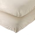 Royal Heritage ecru organic 2 pack change pad cover - 17x33x4