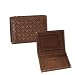 Gramme Mesh Leather Card Case Brown
