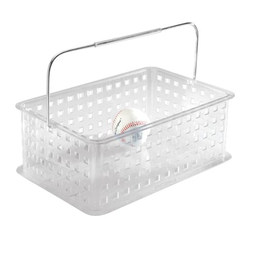 InterDesign Zia Medium Basket, Clear