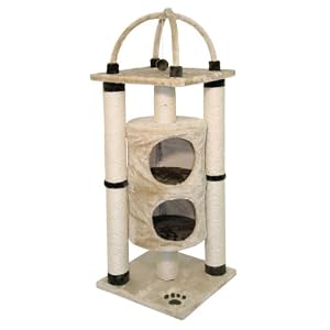 Maxipet 82503 Kratzbaum ONYX, beige 42 x 42 x 94 cm