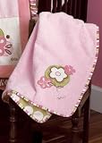A La Mode Appliqued Sherpa Blanket