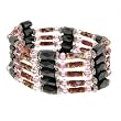 Cloisenne Beads Magnetic Wrap Bracelet/Necklace/Anklet Lariat - Pink - 36'' in Length