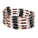 Cloisenne Beads Magnetic Wrap Bracelet/Necklace/Anklet Lariat - Pink - 36'' in Length