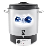 Bielmeier 690540 Gl&uuml;hwein-Halbautomat Maria mit Weihnachts-Dekor / Edelstahl / 1/2'' Edelstahl-Auslaufhahn / 1800 W