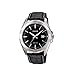 Casio Men's MTP1308L-1AV Black Leather Quartz Watch with Black Dial