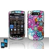 Rainbow Flower Garden Rubberized Snap on Hard Skin Shell Protector Cover Ca ....