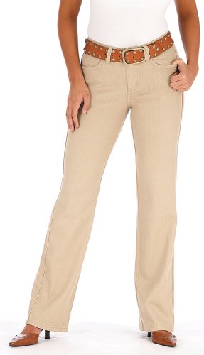 Aura from the Women at Wrangler Long Rise Stretch Denim with Embroidered Pocket