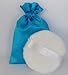 WHITE Silky Powder Puff 4.5 Inch (12cm) - *SHIPS FROM THE USA*