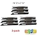 90081 (3-pack) Stainless Steel Heat Plate Replacement for Select Jenn-air and Vermont Castings Gas Grill Models