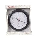 Westclox Ventura Wall Clock, Black