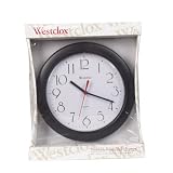 Review Westclox 461861 / Westclox Ventura Wall Clock, Black