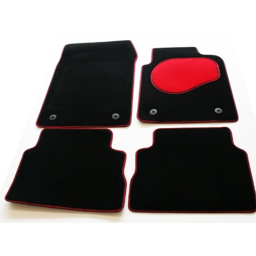Cheap Tailored Custom Fit Black Luxury Velour Carpet Car Mats for