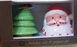 Santa Claus, Holiday Christmas Salt and Pepper Set