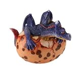 Blue Dragon Hatching - Collectible Figurine Statue Sculpture Figure