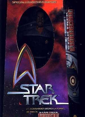 12" Lt. Commander Geordi La Forge As Seen in Star Trek: Insurrection Action Figure