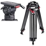Sachtler System DV 12 SB SL MCF Carbon Fiber Tripod System with DV-12 SB Fluid Head, 2-Stage Tripod, Mid Level Spreader, Rubber Feet & Padded Bag, Supports 30.8 lbs