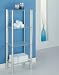Ellipse 4 Tier Shelf (Nickel) (46.25H x 16.5W x 12.5D)