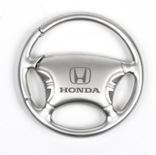 Honda Chrome Steering Wheel Keychain