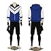 Men's Pokemon Go Blue Hoodie Trainer Team Valor Instinct Mystic Costume Large