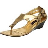 STEVEN by Steve Madden Women's Jacquie Low Wedge Thong Sandal