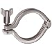 Parker Sanitary Tube Fitting, Stainless Steel 304, Heavy Duty Clamp, 2-1/2" Tube OD