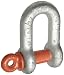 CM M753G Screw Pin Midland Super Strong Chain Shackle, Carbon Steel, 7/8