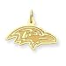 14K Baltimore Ravens Large Logo Charm