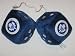 TORONTO MAPLE LEAFS Team Logo Pair of FUZZY DICE
