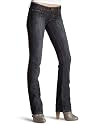 Ed Hardy Women's Studded Boot Cut Jean in Dark Wash
