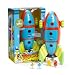 2 in 1 SPACE ROCKET SHIP with Detachable Capsule Astronauts Aliens child TOY children...