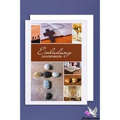 5x Einladung zur Konfirmation New way III /Restbestand