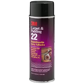 3M 22 Carpet and Padding Repositionable Spray Adhesive17 1/3-Ounce