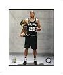 Tim Duncan San Antonio Spurs NBA Double Matted 8x1
