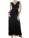 41bVEjeIDIL. SL160  Ever Pretty Plunge V neck Grecian Stunning Rhinestones Evening Dress 08021, Size 8, Black