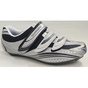 【クリックで詳細表示】シマノ SH-R077 (シルバー) SPD-SL/SPDシューズ 40(25.2cm)