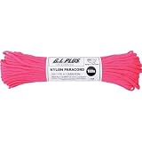 Rothco 100-Feet Neon Nylon Paracord (550-Pound, Pink)