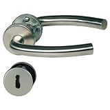 Produkt-Bild: Basi-Saturn 7311-0108 Zimmert&uuml;rgarnitur Edelstahl UN-Form BB ZB 3400