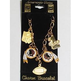 <b>Washington Redskins 5-Charm Bracelet</b>