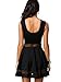 made2envy Mesh See Through Sheer Block Skater Sleeveless Mini Dress