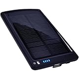 Opteka BP-SC4000 Ultra Thin Solar Powered High Capacity (4000mAh) Backup Ba ....